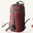 thumbnail image 4 of CIMAXIC Sac de Rangement Sac de Compression Sac de Couchage Sac de Compression Sacs de Rangement Portables pour Couettes pour Camping Randonnée Backpacking (Claret),7.09"X7.09"X14.96 Pouces, 4 of 4