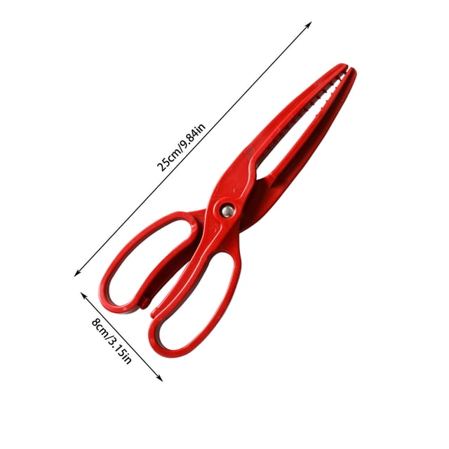 Yhmxh Lightweight Plastic Clip Scissors Type Fish Clamp Floating Water Control Fish Fishing Tool Fishing Catch Fishing Gear