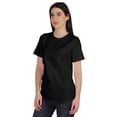 thumbnail image 4 of Inkmeso Womens Basic Crewneck Tshirt Short Sleeve Regular Fit Long Tee Workout Top, 4 of 8