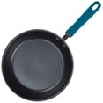 thumbnail image 3 of Rachael Ray Create Delicious Deep Hard Anodized Nonstick Frying Pan Set / Fry Pan Set / Hard Anodized Skillet Set - 9.5 Inch and 11.75 Inch, Gray, 3 of 4