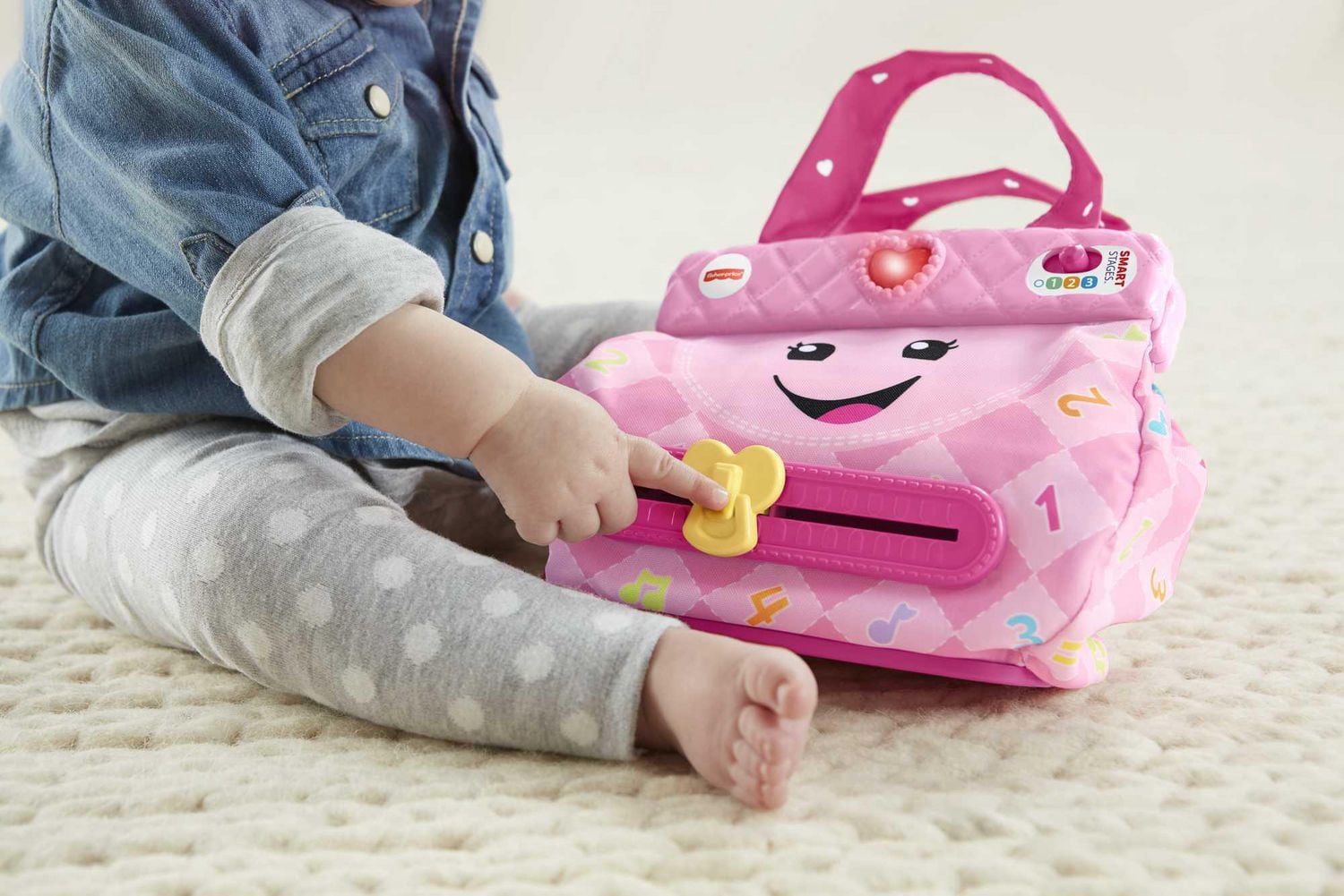 Fisher-Price Rires et Éveil Mon sac à main intelligent - Version Anglaise