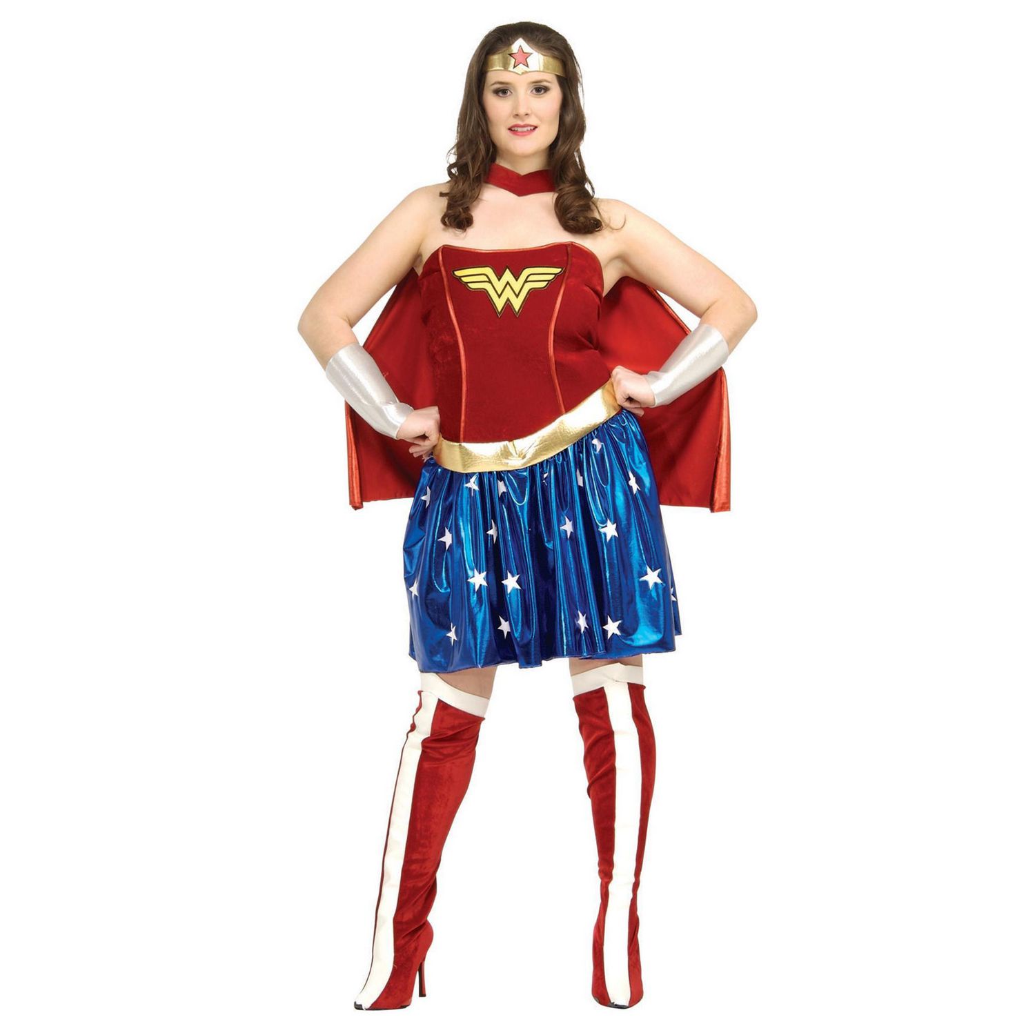 Déguisement Wonder Woman Classique Plus pour femme
