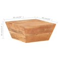 thumbnail image 4 of vidaXL Coffee Table V-shape 66x66x30 cm Solid Acacia Wood, 4 of 4