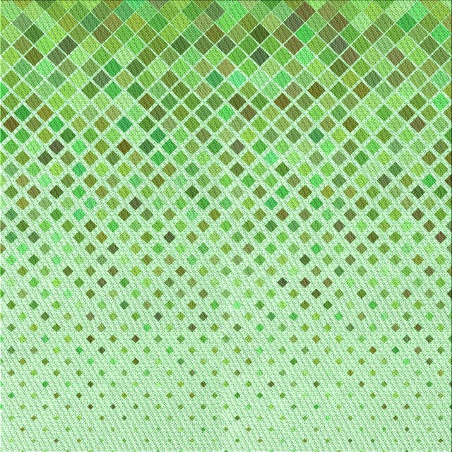 Ahgly Company Machine Washable Indoor Square Transitional Green Area Rugs, 8' Square