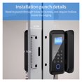 thumbnail image 4 of Bluetooth Fingerprint Glass Door Intelligent Lock Double Hook/Fingerprint/M1 Card/Password Unlock, 4 of 6