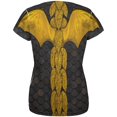 thumbnail image 2 of T-shirt pour Femmes à Imprimé Intégral Halloween Dragon Noir, 2 of 2