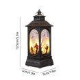 thumbnail image 3 of YIMWNYI Halloween Mini Lantern – Battery Operated LED Lantern for Home Décor, Portable Decorative Lantern for Table Centerpieces, Indoor & Outdoor Use, Hanging Light for Halloween Decorations, 3 of 6
