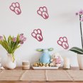 thumbnail image 4 of Happy Easter Decorations Easter Footprints Wooden Scene Layout Props Easter Painting Template Festival Decoration, 4 of 8