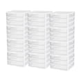 thumbnail image 1 of Sterilite Système de Rangement Empilable en Plastique Transparent, Petit, à 3 Tiroirs, (Lot de 12), 1 of 10
