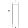 thumbnail image 5 of Wood & Hart 37" Reflex Mirror Barn Door, 5 of 5