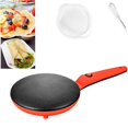 thumbnail image 2 of Ongmies Instant Crepe Maker 8-Inch Grill Crepe Maker Non-Stick Electric Cooker Automatic Thermostat Control Handheld Long Handle Portable Breakfast Maker for Pancakes Crepes, Nonstick, 2 of 9