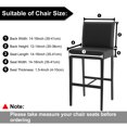 thumbnail image 3 of PiccoCasa Waterproof Bar Stool Covers for Counter Height Side Chair Covers Coffee Color 2, 3 of 9