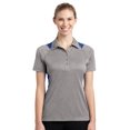thumbnail image 1 of Sport-Tek Ladies Heather Contender Polo, Blue Wake Heather, XXXX-Large, 1 of 4