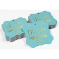 thumbnail image 4 of Inkdotpot Thanks From The New Wedding Bottle Tag Real Gold Foil Favor Bracket Shape Hang Tags Pack Of 100, 4 of 7
