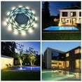 thumbnail image 4 of Renjiang Solar LED Strip Lights Outdoor Rope Solar Powered Panel Waterproof 9.84FT Cuttable Tape Fairy Lighting for Outside, Wrap, Party, Stair, Step, Gazebo, Yard, Camping Party, 4 of 9