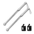 thumbnail image 2 of DYNWAVECA 2 Pieces Ropeless Battle Ropes Men Women Portable Professional Training Rope gray, 2 of 10