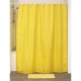 thumbnail image 5 of Yellow Extra Long Shower Curtain Polyester 12 Rings 79"L x 71"W, 5 of 5