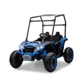 thumbnail image 1 of BeesClover 24V Kids' Heavy-Duty Ride Power Wheel with Tent 4WD Off-Road Electric Vehicle, LED Lights, Music & Horn, Shock Absorbers, 3-Speed Options, 4 MPH Mini Golf Cart,2-Seater, 1 of 8