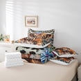 thumbnail image 5 of YST Highland Cow 7-Piece Comforter Set, Full, Cheetah Print, Western Animals, Leopard Animal Hide, Soft Chemical Fiber, 5 of 5