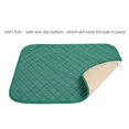 thumbnail image 4 of Pet Dog Potty Training Pad Reusable Washable Leak Proof Pee Pad Natural Bamboo Fiber Premium Waterproof Pad /Bed Mat Cleanup Training Soft Absorbent Protection Potty Mat Green Color S siz, 4 of 7