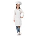 thumbnail image 1 of TOPTIE Kids Apron and Chef Hat Set, Adjustable Cotton Child Cooking Kitchen Apron, S-XXL-White-M, 1 of 7
