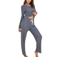 thumbnail image 3 of MesaSe Pyjama Décontracté pour Femmes à Manches Longues Grande Taille Ensemble Service à Domicile, 3 of 8