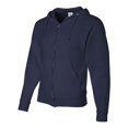 thumbnail image 2 of Jerzees Adult NuBlend Full Zip Hooded Sweatshirt, M, J Navy, 2 of 2