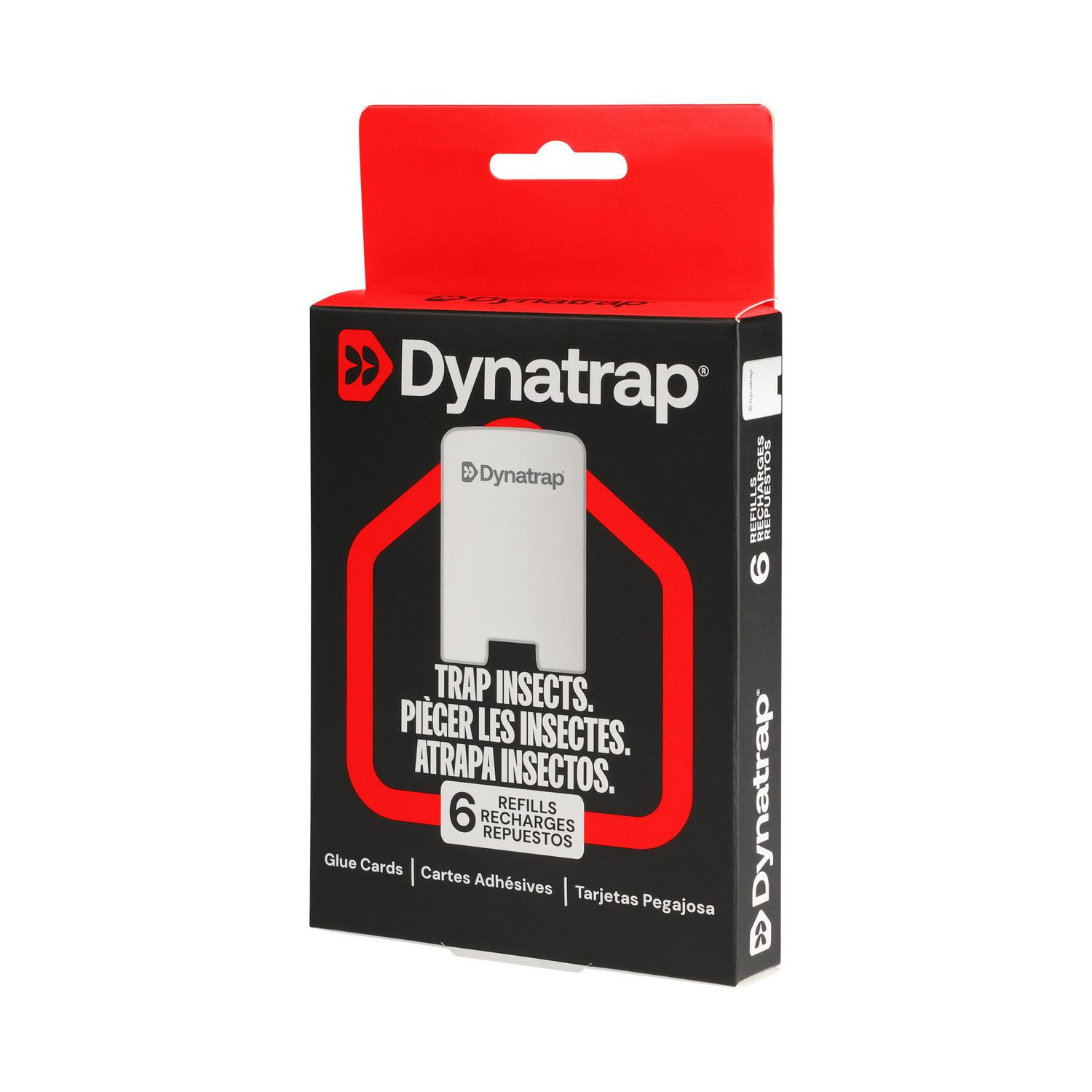 Recharges de cartes de colle Dynatrap pour pièges à mouches d'intérieur