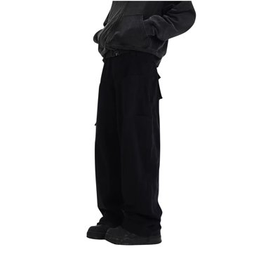 COM1950s Pants for Men,Work Pants for Men,Men's Fashionable Summer Outdoor Functional Charging Pocket Loose Work Pants,Men's Work Pants,Men's Pants Casual,Men's Pants with Elastic Waist,Men Work Pants