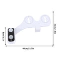 thumbnail image 3 of Body Cleaner Women's Washing Machine Intelligent Toilet Seat Spray Butt Washing Cold Double Spray Flushing Device, 3 of 9