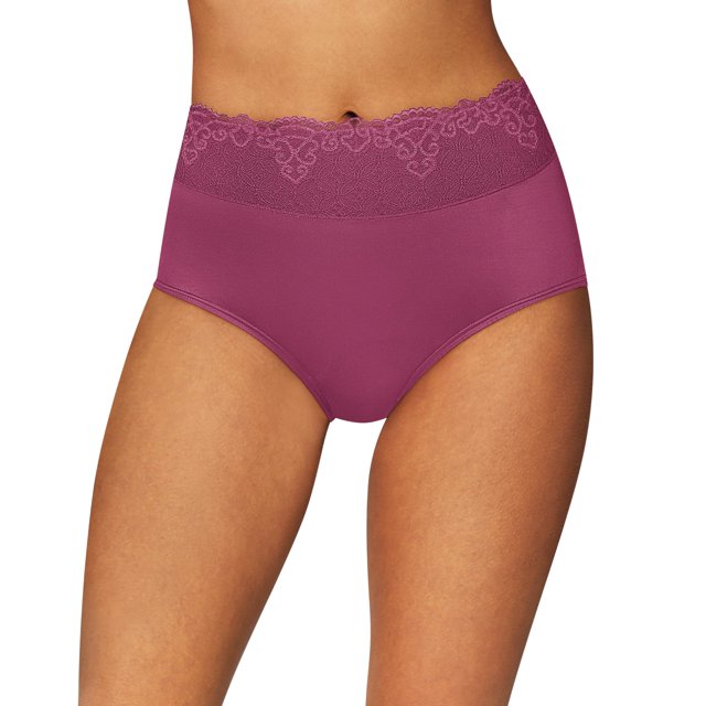 Bali Womens Passion for Comfort Brief, 9, Deep Cerise