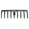 thumbnail image 1 of 1Pc Plowing Grass Rake Agricultural Rake Farm Implement Gardening Tool Dark Grey, 1 of 8