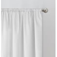 thumbnail image 2 of Eclipse Draft Stopper 63" Room Darkening Rod Pocket Window Curtains Panel, 2 of 3