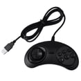 thumbnail image 2 of USB Gamepad Game Controller 6 Buttons for USB Gaming Joystick Holder for PC Mega Drive Gamepads, 2 of 7