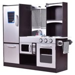 Patiojoy Wooden Kitchen Cooking Toy Chef's Pretend Play Set for Kids