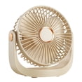 thumbnail image 3 of Portable Fan Rechargeable High Power Cool Small Fan, Desktop Silent for Office Student Dormitory, USB Charging Adjustable Speed, Compact Lightweight for Indoor Outdoor Use, 3 of 3