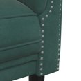thumbnail image 5 of vidaXL Canapé 3 Places Velours Vert Foncé, 5 of 5