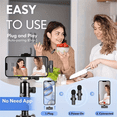 thumbnail image 2 of Professional Wireless Lavalier Microphone Plug & Play for iPhone iPad Android USB-C Phone Laptop Audio Video Recording Microphone for YouTube / TikTok / Interviews / Vlog Live Podcast, 2 of 9