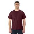 thumbnail image 1 of Jerzees Adult HiDENSI-T Short Sleeve Crew T-Shirt, L, Maroon, 1 of 1