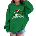thumbnail image 1 of Girls Long Sleeve Tops, Pullover Sweatshirt with Crewneck and Pocket, 1 of 9