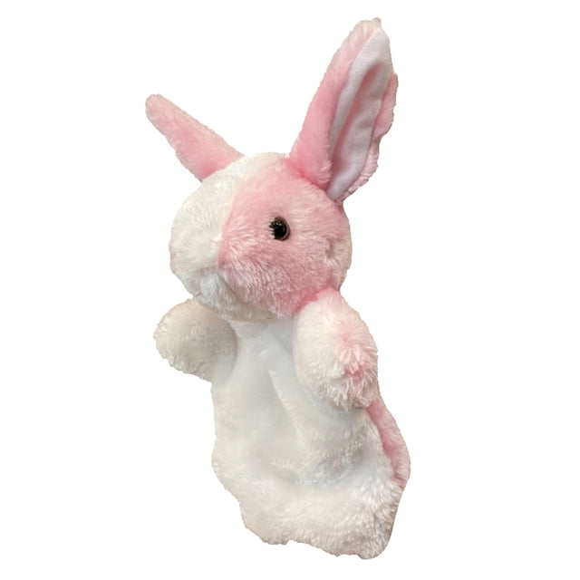 CJiaWei Easter Bunny Hand Puppet Toy Soft And Interactive Animal Doll For Kids