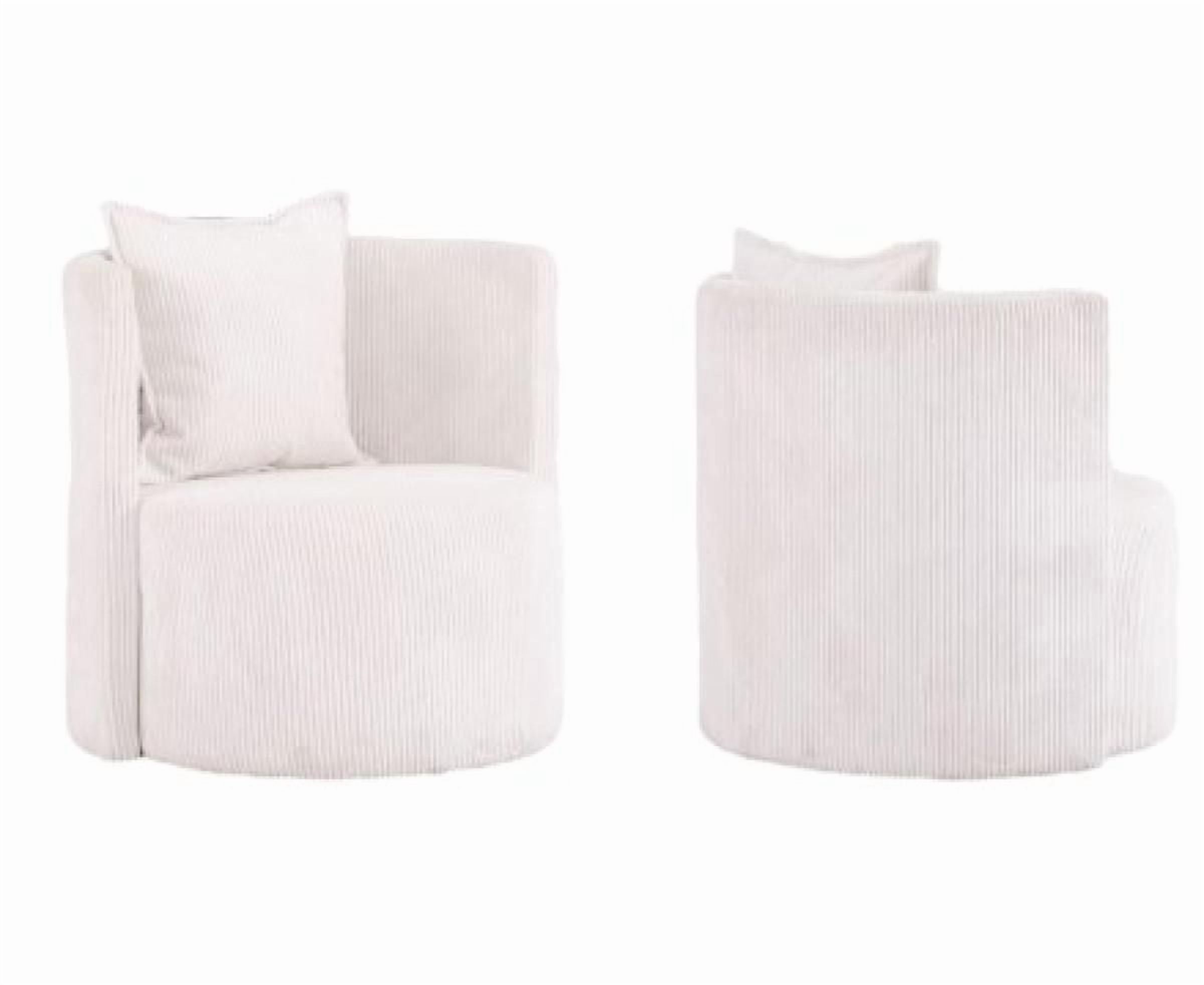 Chaise d'appoint Monica, Blanche