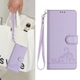 thumbnail image 4 of iPhone 12 Mini Case ,Cat PU Leather Crossbody Lanyard Strap RFID Magnetic Wallet Compatible with iPhone 12 Mini Cover, 4 of 5