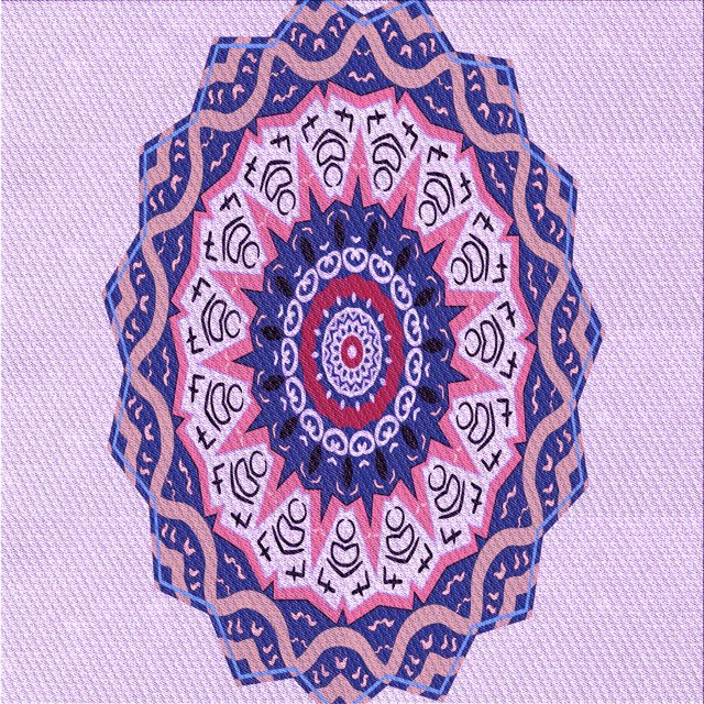 Ahgly Company Tapis d'Intérieur Lavable en Machine Carré Transitionnel Fleur Rose, 6 Pieds Carré