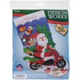 thumbnail image 1 of Scooter Santa Stocking Felt Applique Kit-18" Long, 1 of 2