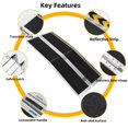 thumbnail image 3 of Portable Wheelchair Ramp, Non-Slip Aluminum Folding Handicap Ramp, Door Threshold Wheelchair Ramps with Reflective Strips for Car, Doorways, Curbs, Stairs, 3 of 6