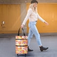 thumbnail image 5 of Kbndieu Foldable Shopping Trolley Foldable Shopping Trolley Soft Fabric Shopping Trolley with Folding Wheels Strength Saving Reusable Shopping Bag for Shopping or Travel Home Essentials, 5 of 5