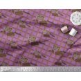 thumbnail image 2 of Soimoi Polyester Crepe Fabric Text & Chocolate Food Print Fabric by The Yard 52 Inch Wide, 2 of 6