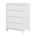 thumbnail image 2 of South Shore Cotton Candy 4-Drawer Chest, in Pure White, 2 of 11