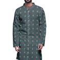 thumbnail image 2 of Atasi Ensemble Kurta Imprimé en Coton pour Hommes, Kurta Pyjama Décontracté de Designer, Vêtements, 2 of 2